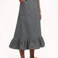 Ramona Ticking Stripe Midi Skirt