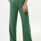 Tilde Linen Mix Straight Leg Trousers - Green