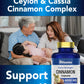 tnvitamins Cinnamon Capsules 4000 mg Equivalent – Cassia & Ceylon Blend, USA Made, 2-Pack
