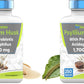 tnvitamins Psyllium Husk Capsules 1700mg | Probiotic Acidophilus | Digestive Fiber (2-Pack)