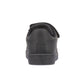 Torpedo Boys' Black School Shoes  Faux Leather Trainer with Easy Strap & Comfort Sole