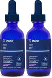 Trace Minerals Liquid Ionic B12 1000 mcg | Pack of 2 (2 fl oz each) | Full Spectrum Ionic Minerals