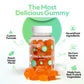 Troop Mushroom Lion's Mane Gummies for Focus & Mood | Vegan Peach Mango, 60 Count