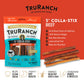 TRURANCH Collagen Sticks for Dogs - 5-inch Rawhide Alternative for Joints & Skin Health