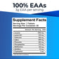 Ultimate 100% Essential Amino Acids for Cutting & Workouts | 9 EAAs, 40% Leucine, Keto & Vegetarian Tablets (150)