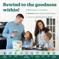 Rewind Best Tasting Super Greens Powder – Pineapple Flavor, 40+ Superfoods, Vitamin B12 & Zinc