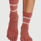 ToeSox Crew Full Toe Women's Yoga Grip Socks