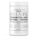 Vezzyl Collatine: Premium Collagen Peptides + Creatine with Vitamin C, Hyaluronic Acid & Magnesium