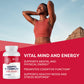 Vimergy Adapto-B Complex – High Potency 8 B Vitamins, Rhodiola & Hawthorn (120 Servings)