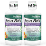Vital Earth Minerals Super Multi 2-Pack – Liquid Multivitamin with Fulvic Acid & MTHFR Support