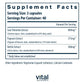 Vital Nutrients Saw Palmetto with Pygeum & Nettle Root – Vegan Prostate Support, 120 Capsules