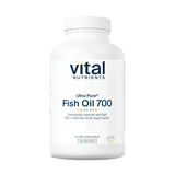 Vital Nutrients Ultra Pure Fish Oil 700 | High EPA & DHA, Lemon Flavor | 120 Softgels