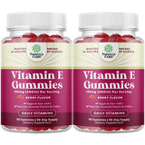 Natures Craft Vitamin E Gummies – 400 IU High-Potency Skin Support – 2-Month Supply