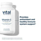 Vital Nutrients Vitamin C 1000mg | Pure Ascorbic Acid, Vegan Antioxidant for Immune Support & Iron Absorption | Gluten Free | Non-GMO | 220 Capsules