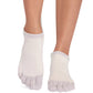 ToeSox Low Rise Full Toe Women's Yoga Grip Socks