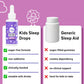 Wink Well Kids Melatonin Drops — 1 mg, Drug-Free Sleep Support for Children (2-Pack)