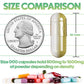 XPRS Nutra Vegan Size 000 Empty Capsules – 1000 Count Clear Veggie Capsules for DIY Filling