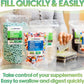 XPRS Nutra Vegan Size 000 Empty Capsules – 1000 Count Clear Veggie Capsules for DIY Filling
