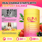 Yooloks Cutting Drink Mix – GLP-1 Drink Mix with 5-HTP, Yerba Mate & Magnesium, FOS | Strawberry Acai Flavor – 30 Servings