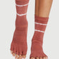 ToeSox Crew Half Toe Women's Yoga Grip Socks
