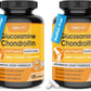 ZEBORA Glucosamine Chondroitin MSM + Turmeric & Boswellia – Joint Support Supplement, 120 Capsules (Pack of 2)