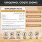 ZEBORA Ubiquinol CoQ10 200mg Softgels – 4-in-1 Antioxidant with Max Absorption (Pack of 2)