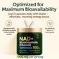 ZenUP NAD+ Supplement | 1100mg Liposomal NR with Resveratrol & Quercetin | Energy & Skin Support | 120 Caps