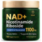 ZenUP NAD+ Supplement | 1100mg Liposomal NR with Resveratrol & Quercetin | Energy & Skin Support | 120 Caps