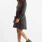 Louche Zura Mushroom Magic Print Long Sleeve Mini Dress