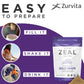 Zurvita Zeal for Life - Bold Grape Flavor | Daily Nutrition for Vitality & Wellness - 30-Day Wellness Bag 420g