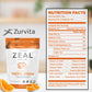 Zurvita Zeal for Life 30-Day Wellness Bag – Tropic Dream Flavor | Daily Nutritional Supplement for Vitality