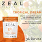 Zurvita Zeal for Life 30-Day Wellness Bag – Tropic Dream Flavor | Daily Nutritional Supplement for Vitality