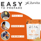 Zurvita Zeal for Life 30-Day Wellness Bag – Tropic Dream Flavor | Daily Nutritional Supplement for Vitality