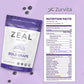 Zurvita Zeal for Life - Bold Grape Flavor | Daily Nutrition for Vitality & Wellness - 30-Day Wellness Bag 420g