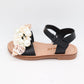 Skye Girls Kids Pearl Ankle Strap Sandals Black