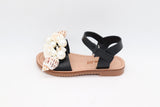 Skye Girls Kids Pearl Ankle Strap Sandals Black