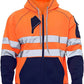 James Mens High Visibility Jacket High Vis Hoodie Hooded Top Orange