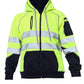 James Mens High Visibility Jacket High Vis Hoodie Hooded Top Yellow