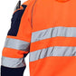 James Mens High Visibility Jacket High Vis Hoodie Hooded Top Orange