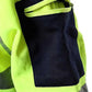 James Mens High Visibility Jacket High Vis Hoodie Hooded Top Yellow