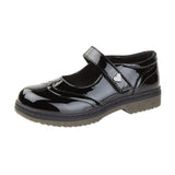 Girls Mary Jane Loafers Comfort Shoes Black Patent