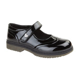 Girls Mary Jane Loafers Comfort Shoes Black Patent