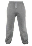 Unisex Tracksuit Plain Jogger Bottoms Grey
