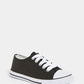 Marisa Ladies Glittery Canvas Sneakers Trainers Black