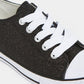 Marisa Ladies Glittery Canvas Sneakers Trainers Black