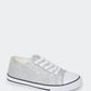 Marisa Ladies Glittery Canvas Sneakers Trainers Silver