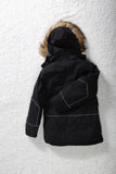 Boys Kids School Coat Puffer Hooded Fur Lined Winter Outwear Fleece Parka Jacket