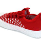 Darlene Girls Sock Knit Plimsolls Pumps Sneaker Trainers Red