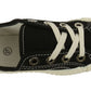 Venus Girls Lace Up Canvas Pumps Plimsolls Trainers Sneakers Black