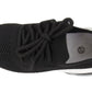 Rebecca Girls Lace Up Shock Abosorbing Sock Trainer Black